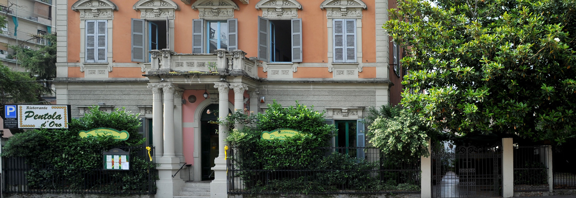 La villa storica del Ristorante Pentola d'Oro a Sesto San Giovanni